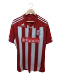 2010-11 Stoke City Adidas Home Shirt - (L)