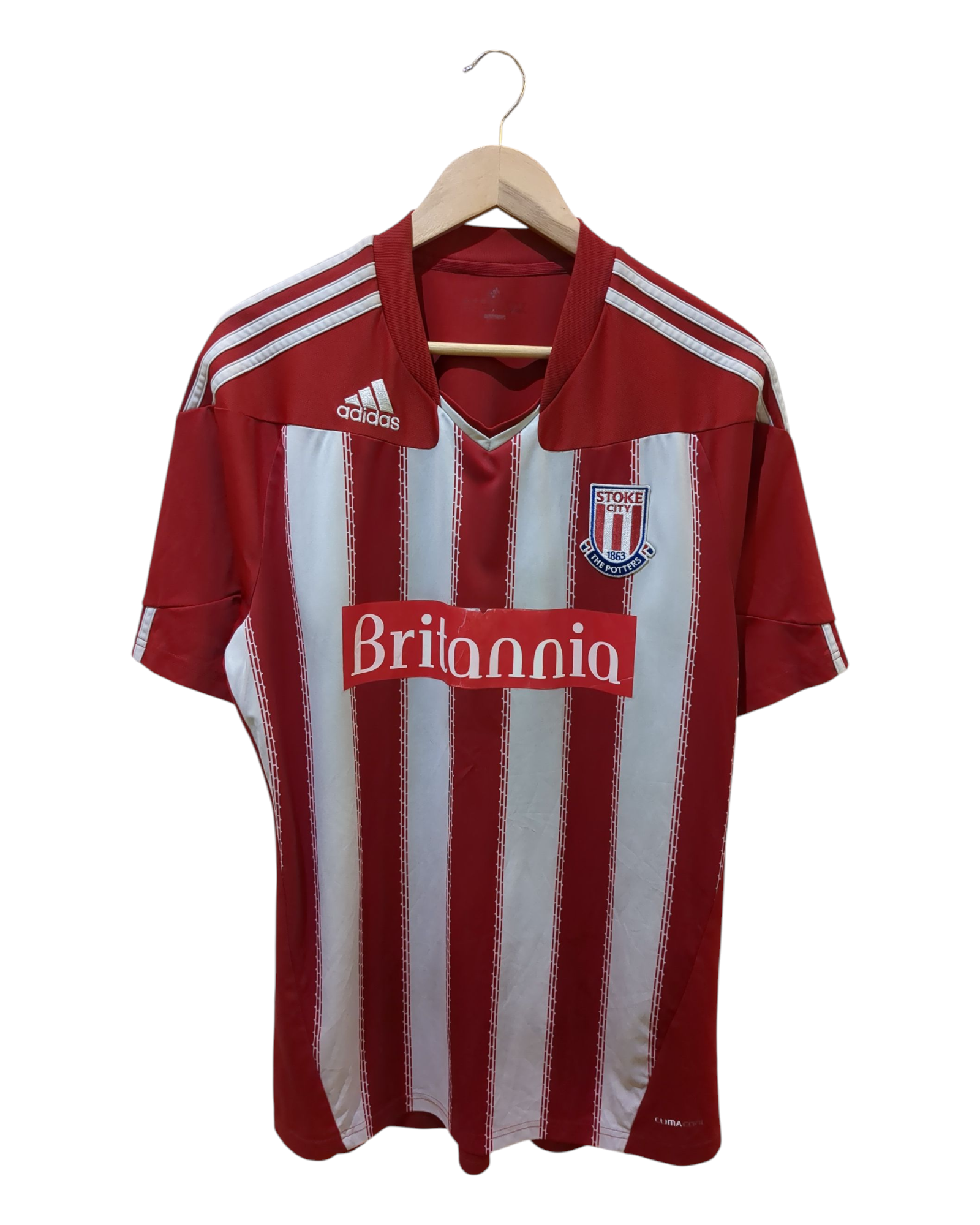 2010-11 Adidas Stoke City Home Shirt - (L)