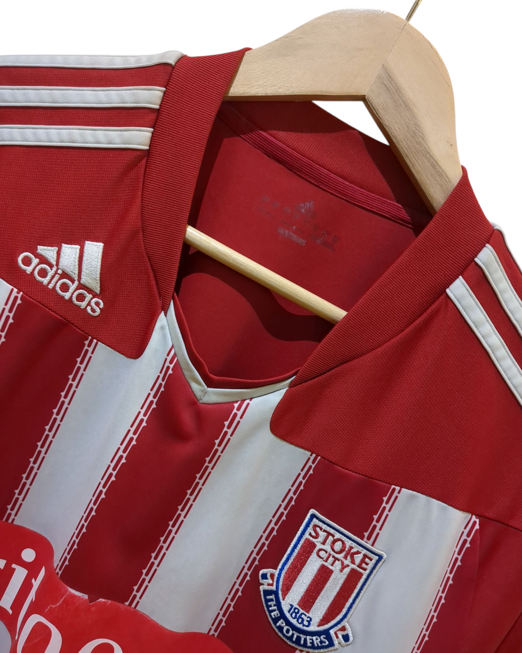 2010-11 Adidas Stoke City Home Shirt - (L)