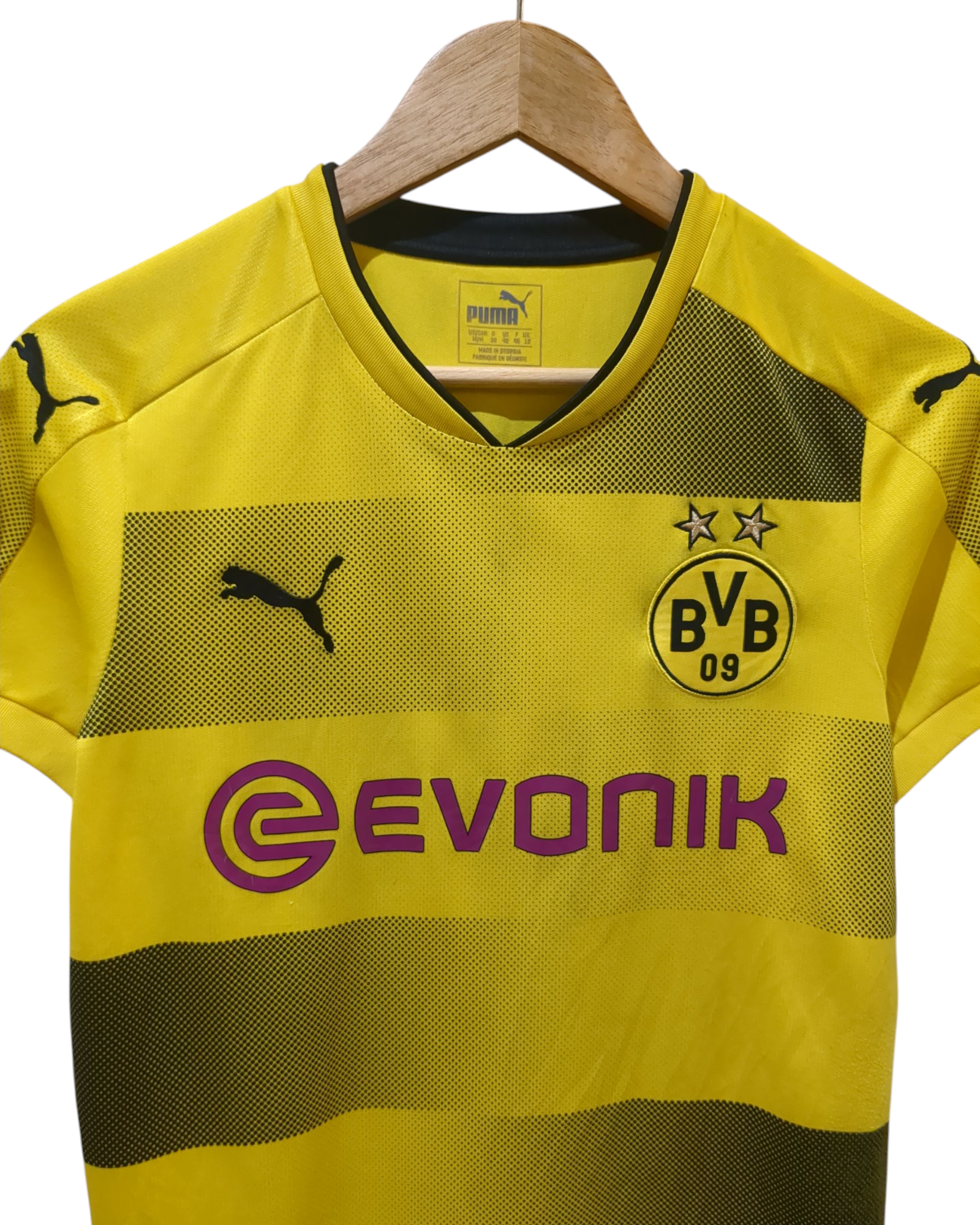 2017-18 Puma Borussia Dortmund Women's Home Shirt #13 Guerreiro - (S)