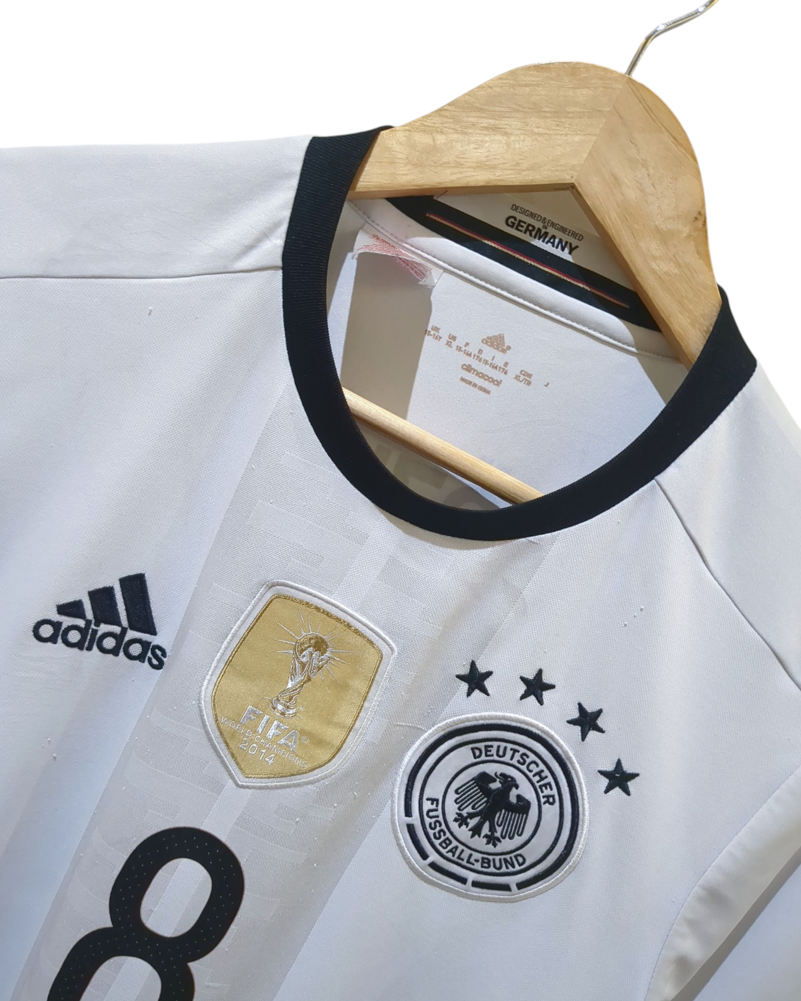 2015-16 Adidas Germany Home Shirt #8 Ozil - (M)