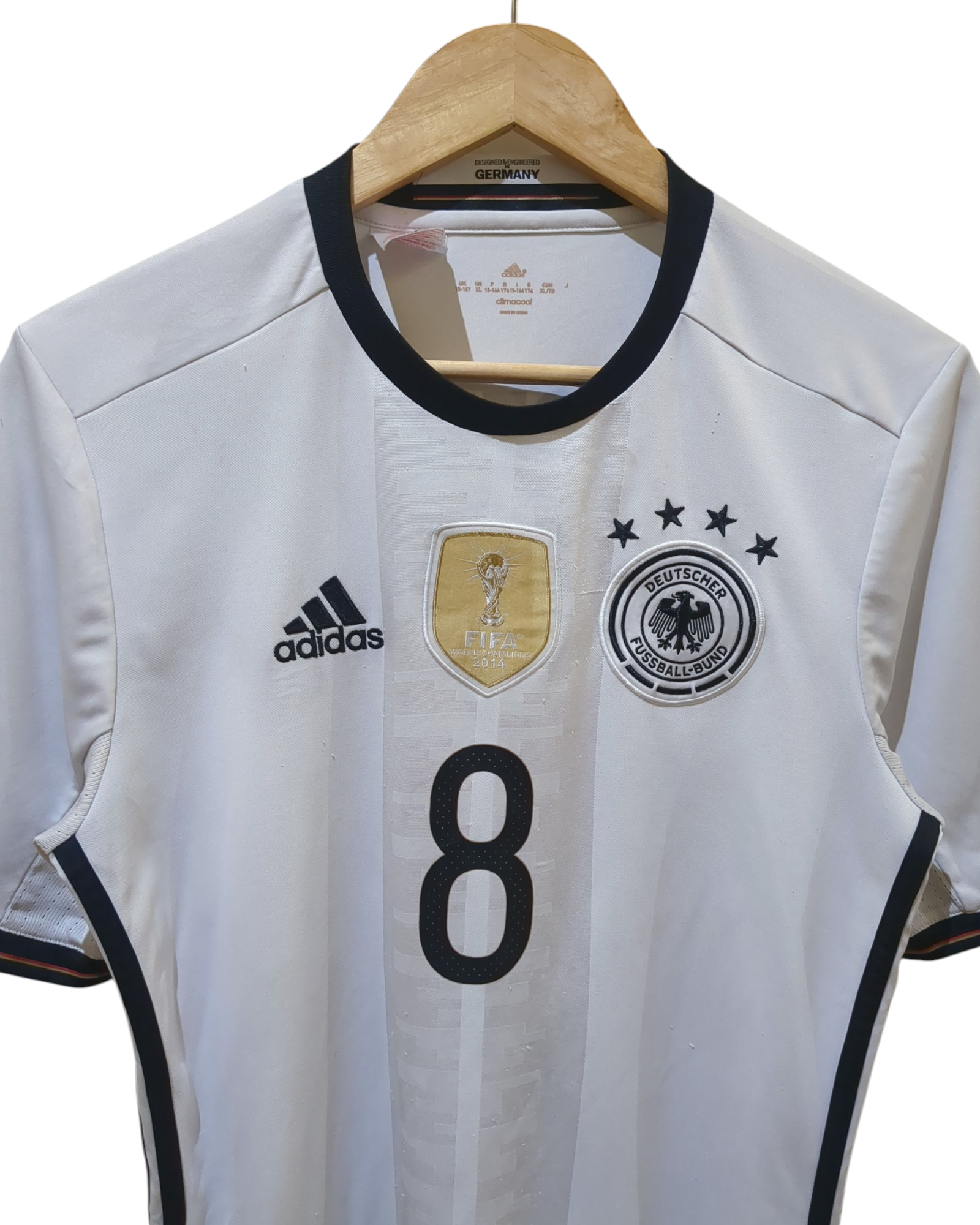2015-16 Adidas Germany Home Shirt #8 Ozil - (M)