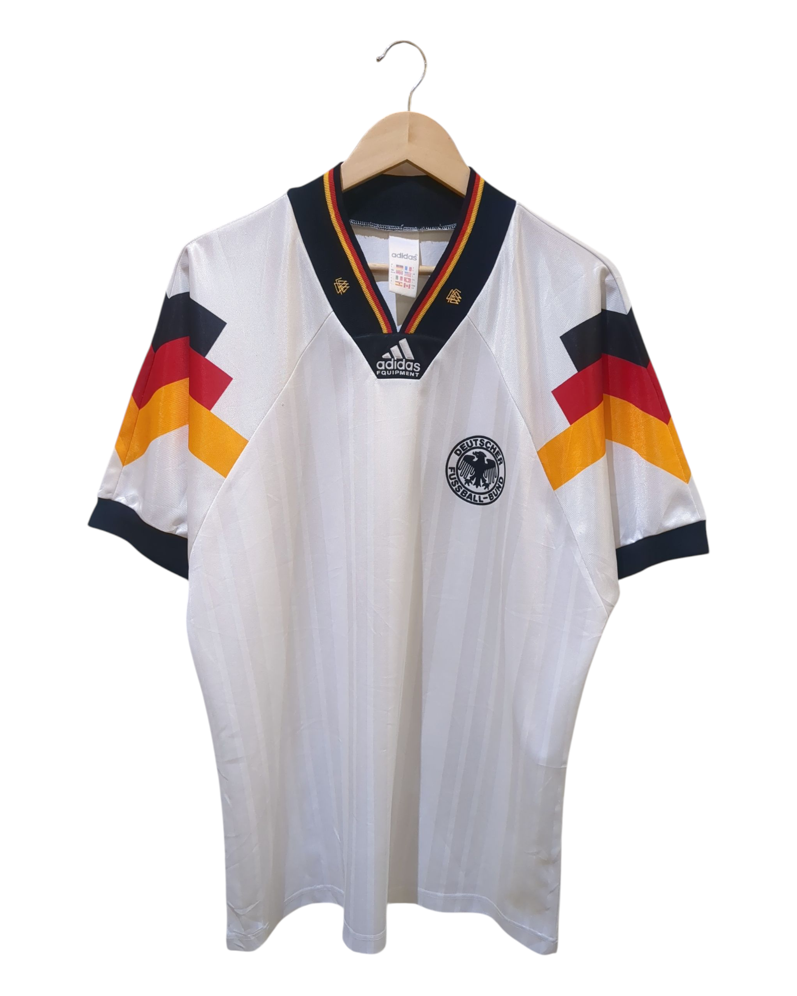 1992-94 Adidas Germany Home Shirt - (L)