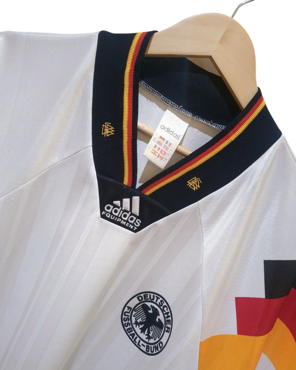 1992-94 Adidas Germany Home Shirt - (L)