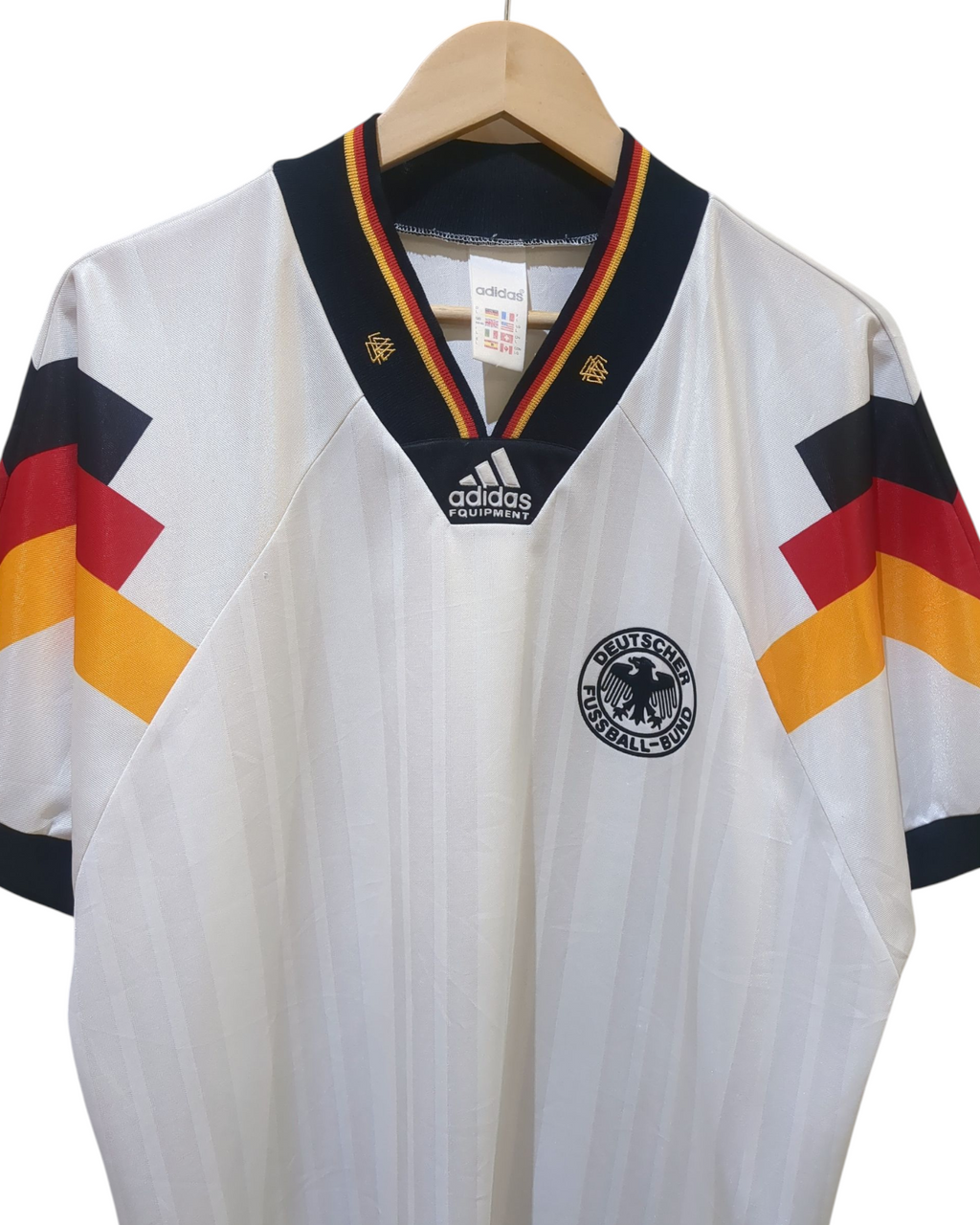 1992-94 Adidas Germany Home Shirt - (L)