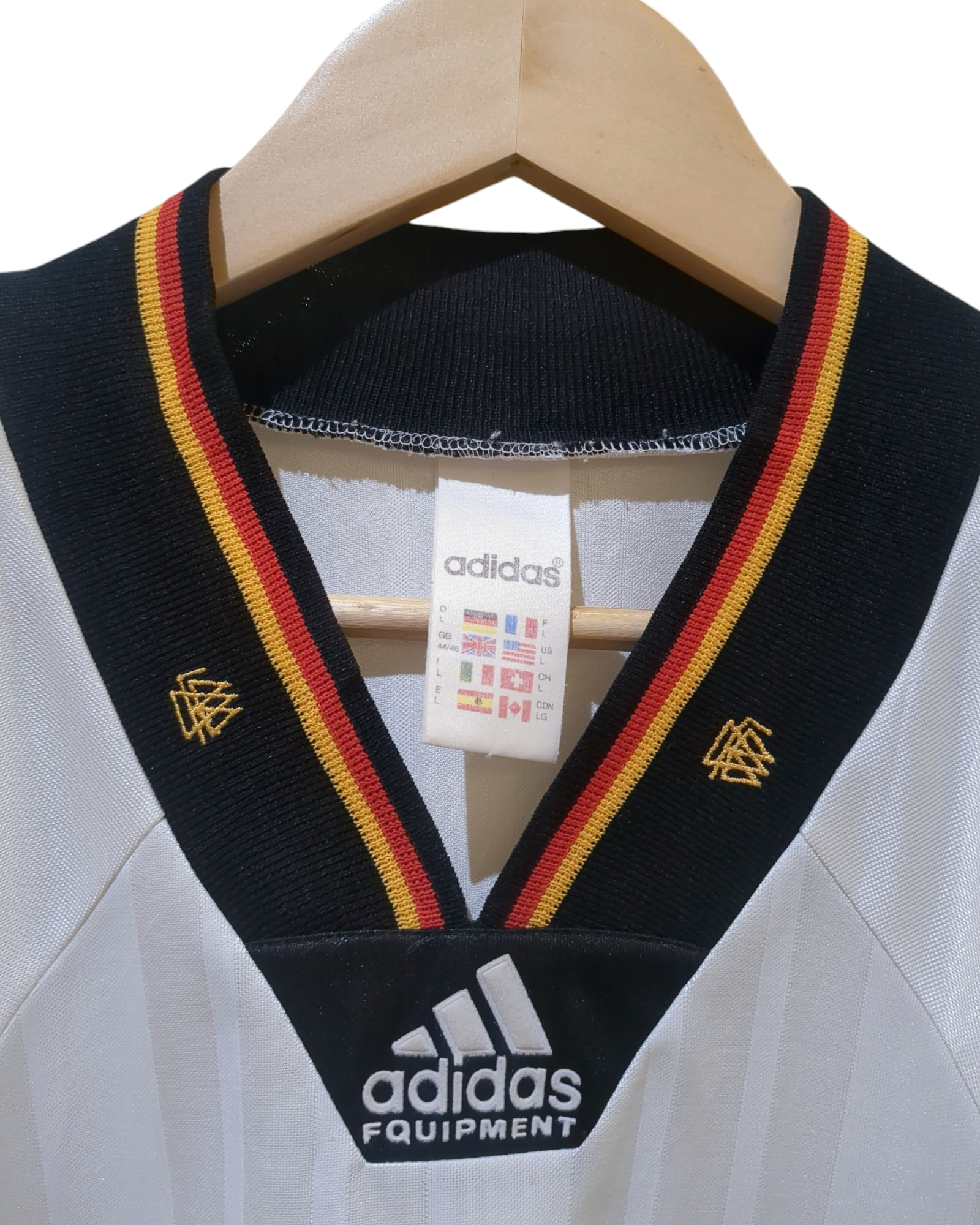 1992-94 Adidas Germany Home Shirt - (L)