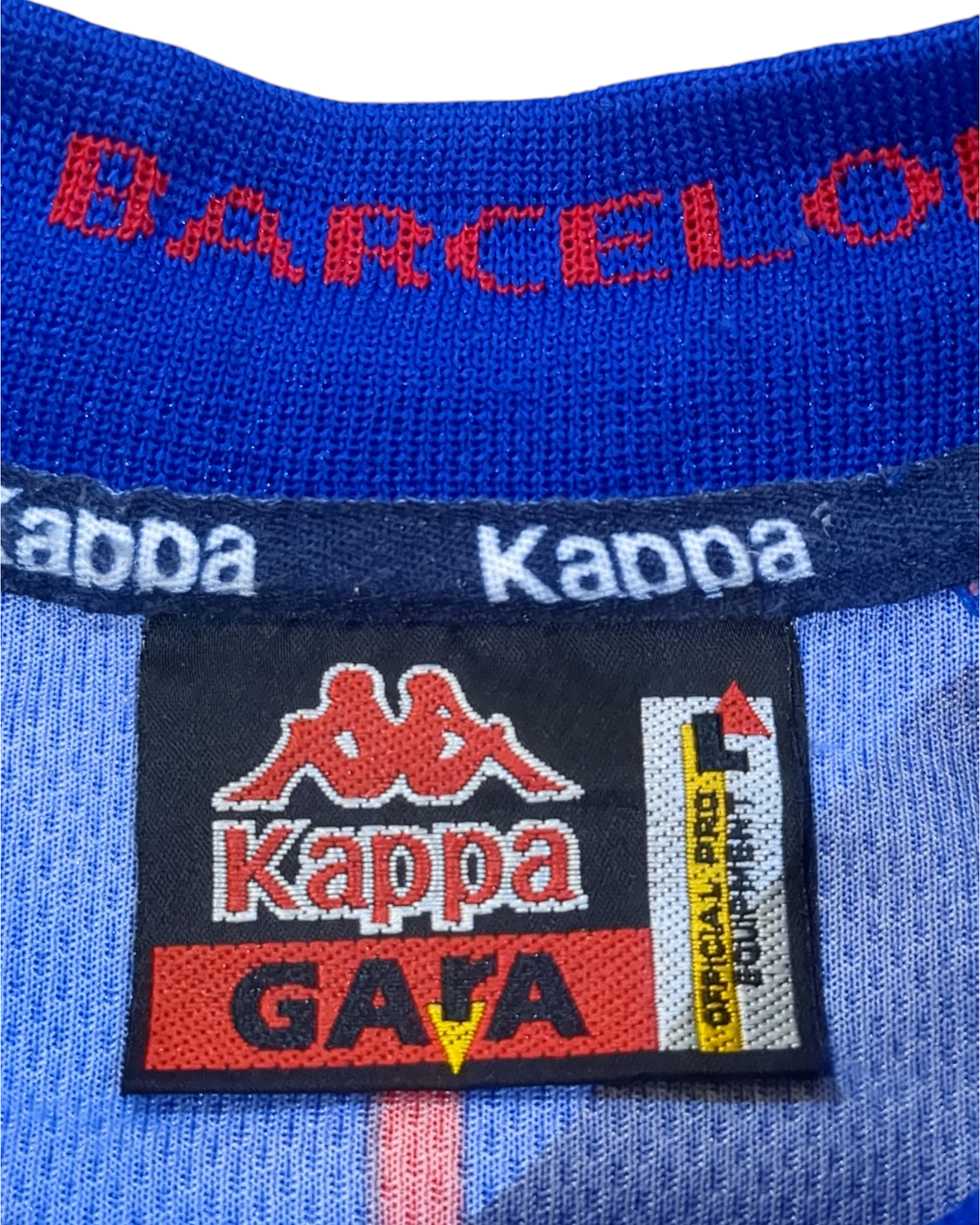 1997-98 Kappa Barcelona Home Shirt - (L)