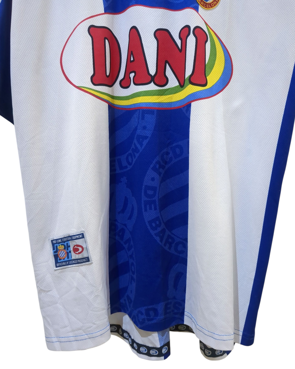 1999-00 John Smith Espanyol Home Shirt - (XL)