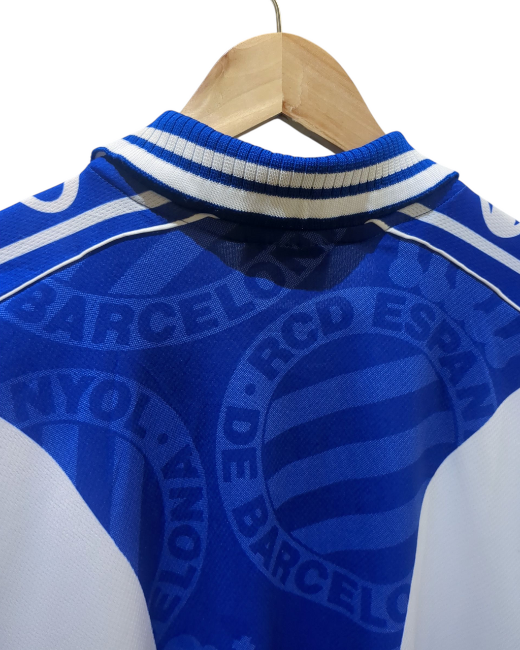 1999-00 John Smith Espanyol Home Shirt - (XL)