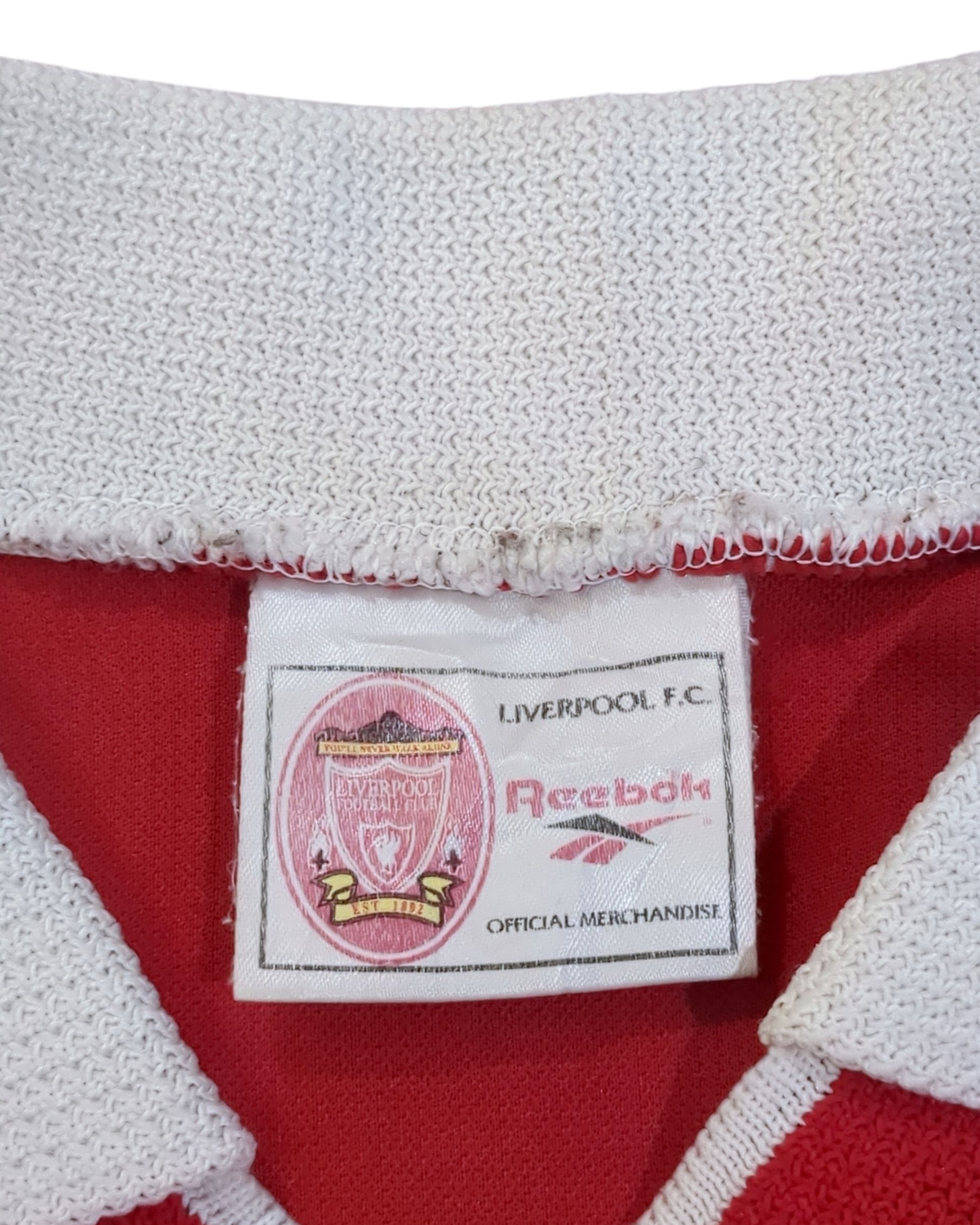 1996-98 Reebok Liverpool Home Shirt - (S)