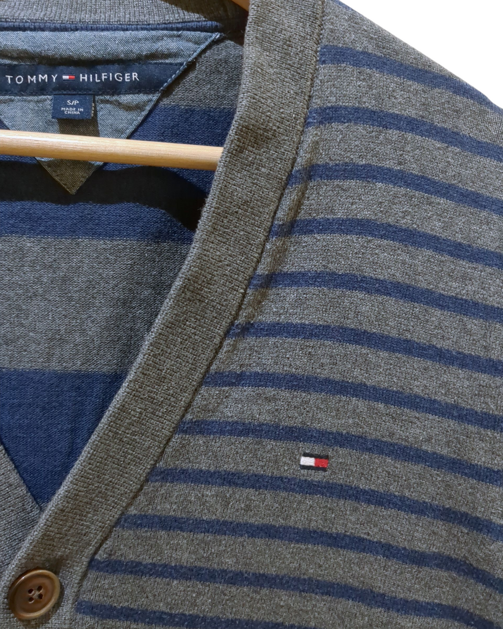 Tommy Hilfiger Stripe Cardigan - (M)