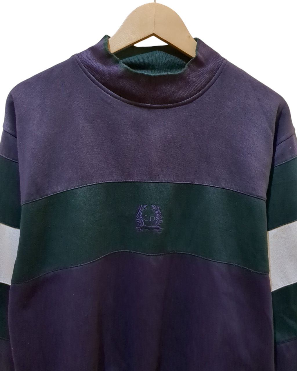 Christian Dior 90s Colorblock Sweatshirt - (M)