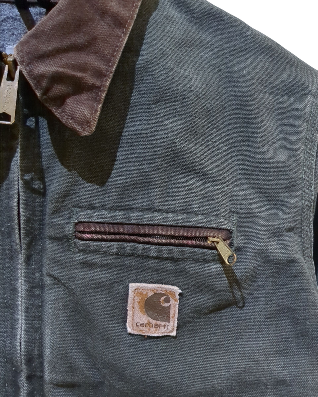 Carhartt 00s Blanket Lined Detroit Jacket - (S)