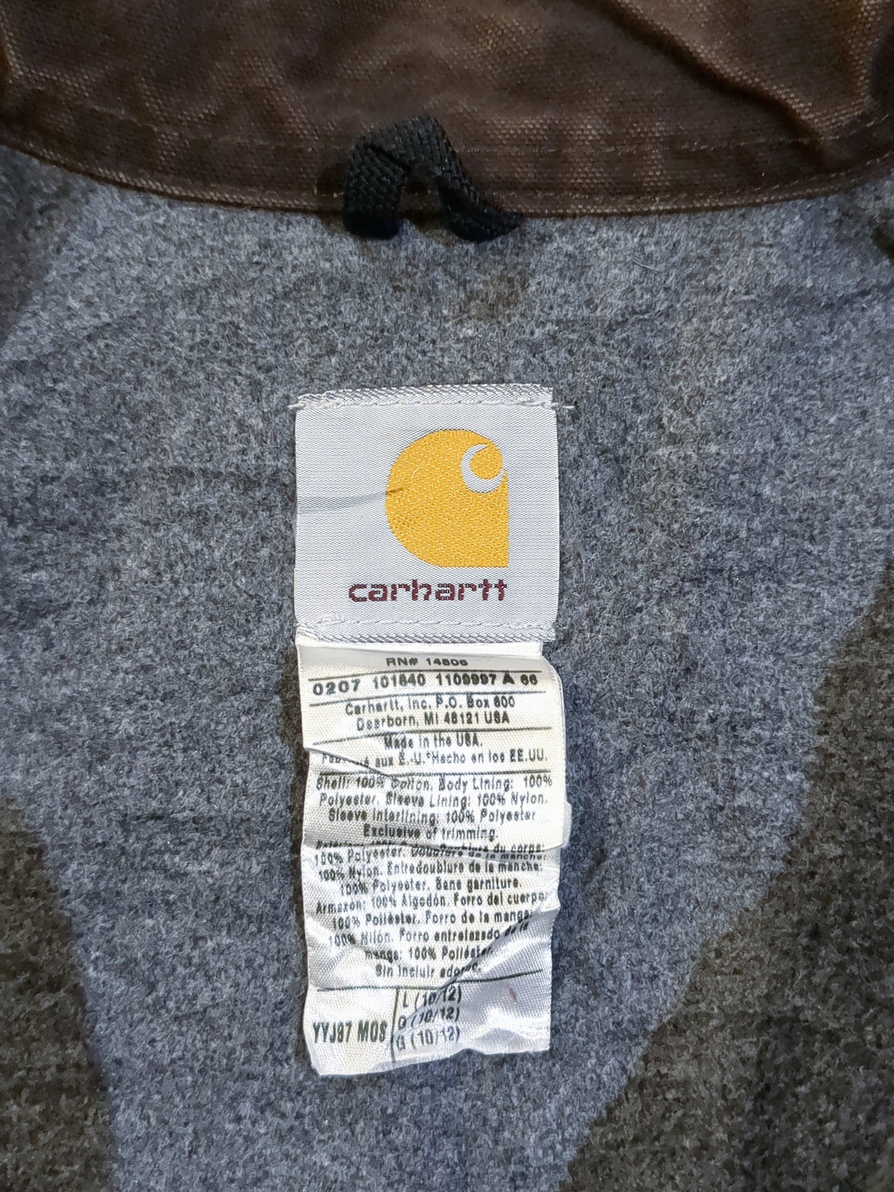 Carhartt 00s Blanket Lined Detroit Jacket - (S)