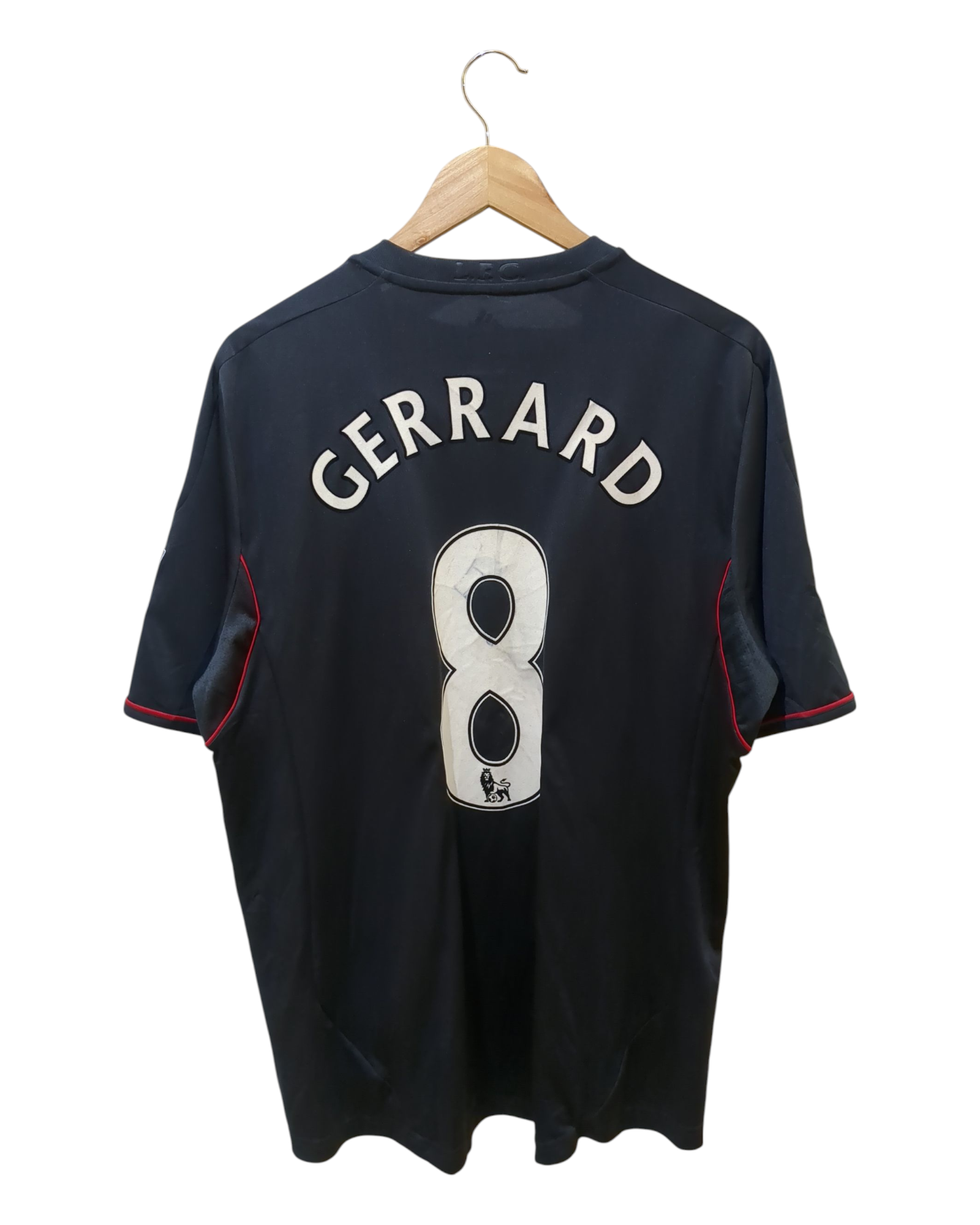 2011-12 Adidas Liverpool Away Shirt #8 Gerrard - (L)