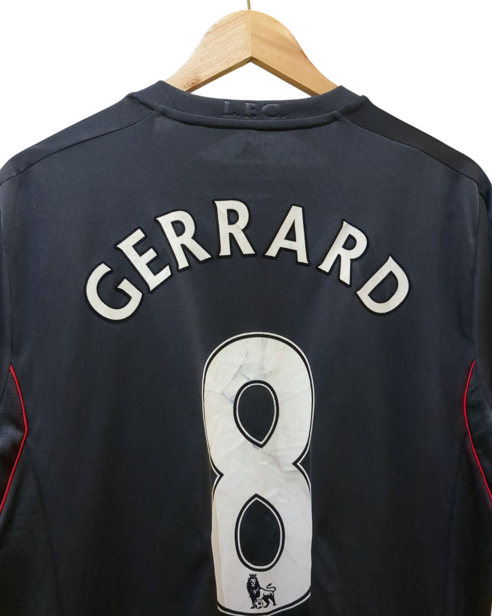 2011-12 Adidas Liverpool Away Shirt #8 Gerrard - (L)