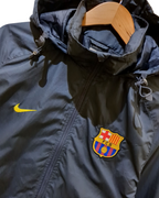 2011-12 Nike Barcelona Hooded Rain Jacket - (L)