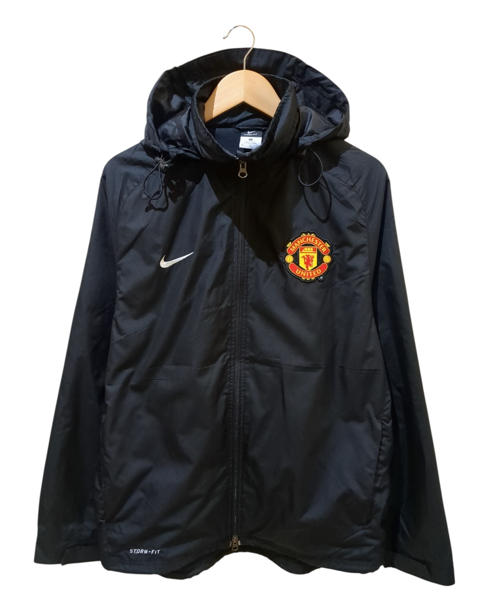 2011-12 Nike Manchester United Hooded Rain Jacket - (XL)