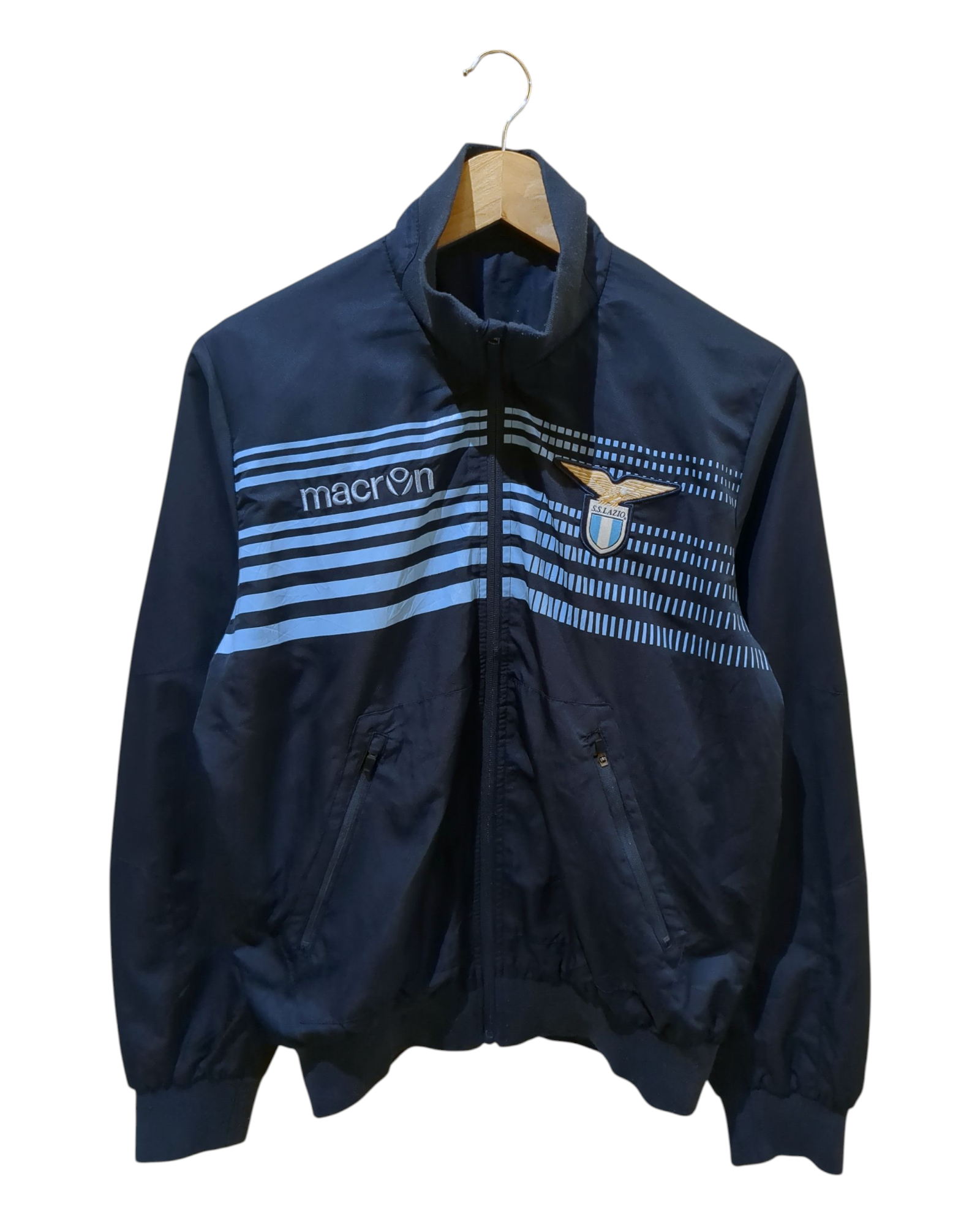 2012-13 Macron Lazio Track Jacket - (M)