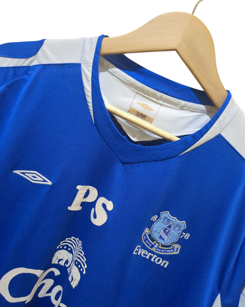 2005-06 Umbro Everton Worn Training Shirt - (XL)