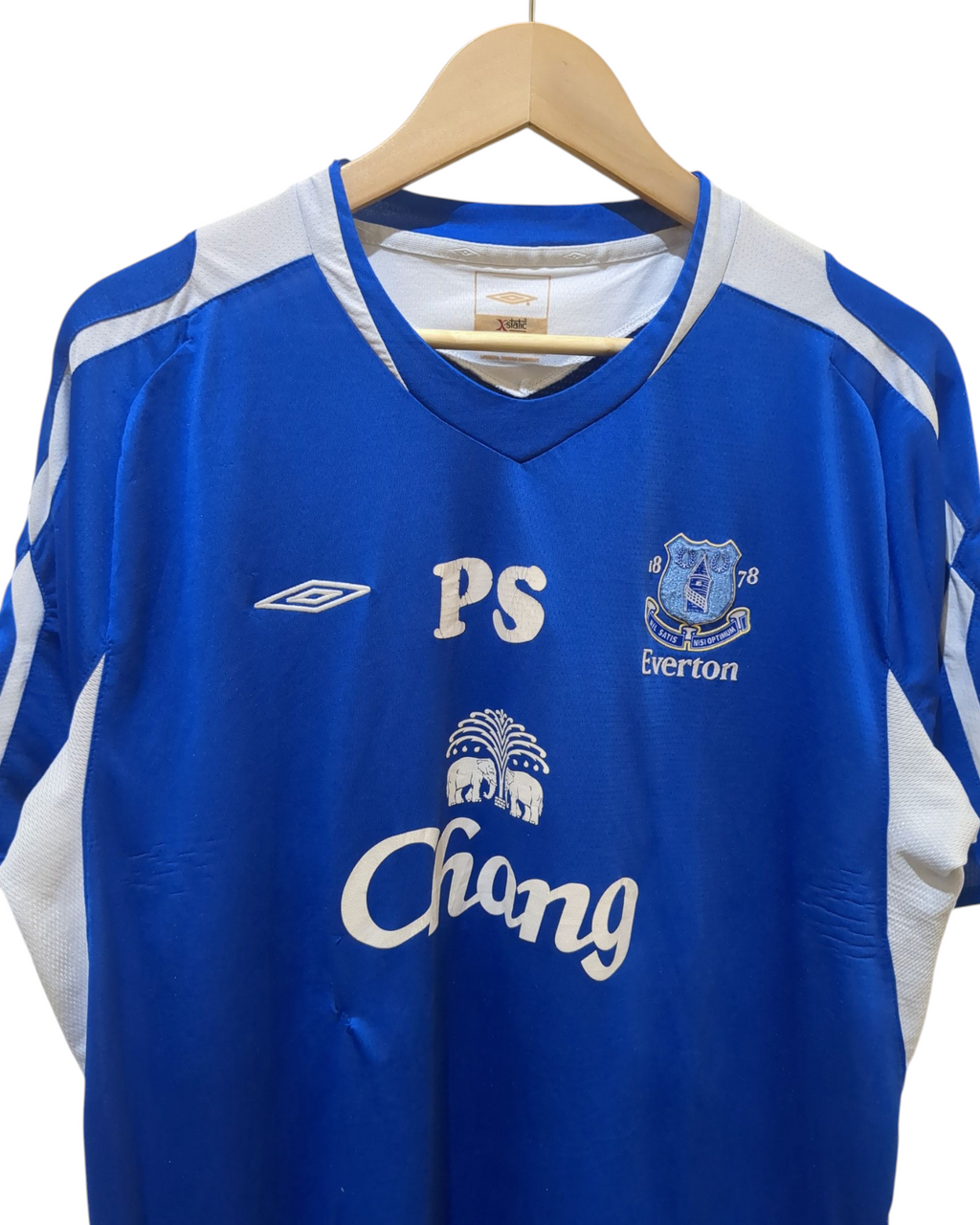 2005-06 Umbro Everton Worn Training Shirt - (XL)