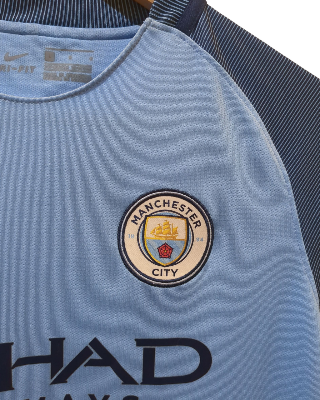 2016-17 Nike Manchester City Home Shirt - (S)