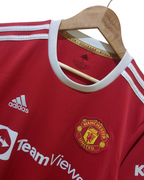 2021-22 Adidas Manchester United Home Shirt - (S)