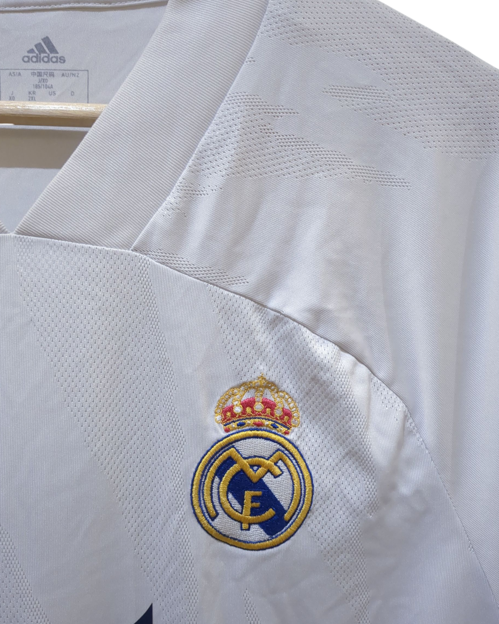2020-21 Adidas Real Madrid Home Shirt - (M)