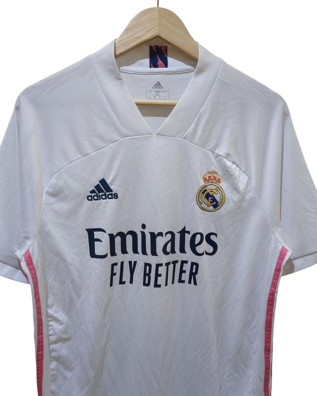 2020-21 Adidas Real Madrid Home Shirt - (M)