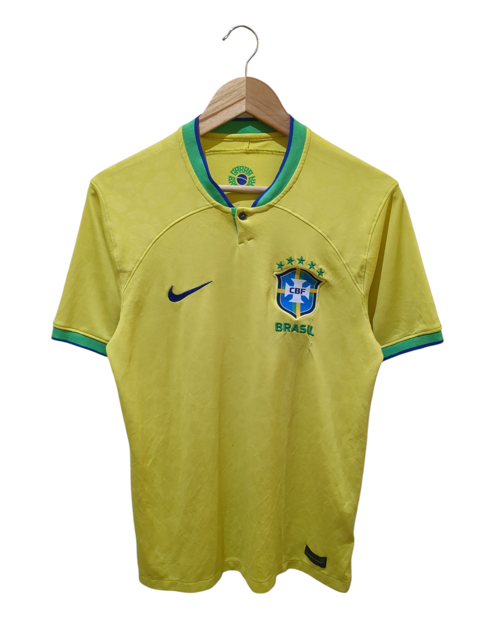 2022-23 Nike Brazil Home Shirt - (S)