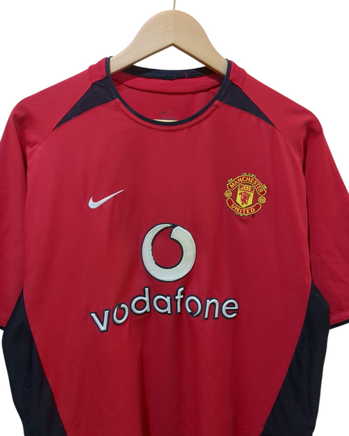 2002-04 Nike Manchester United Home Shirt - (M)