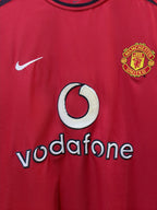 2002-04 Nike Manchester United Home Shirt - (M)