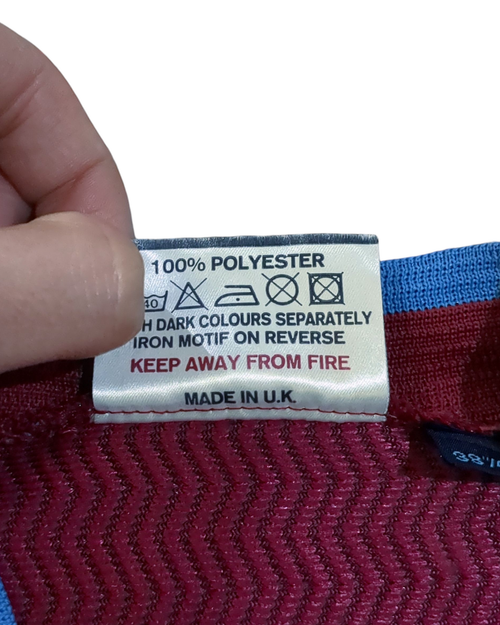 1997-98 Aston Villa Reebok Home Shirt - (L)