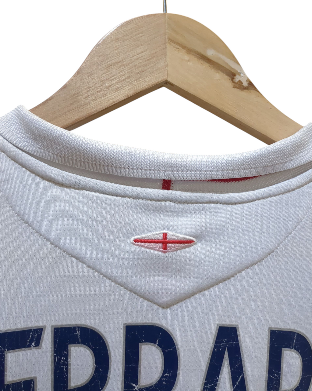 2005-07 England Umbro Home Shirt #4 Gerrard - (XL)
