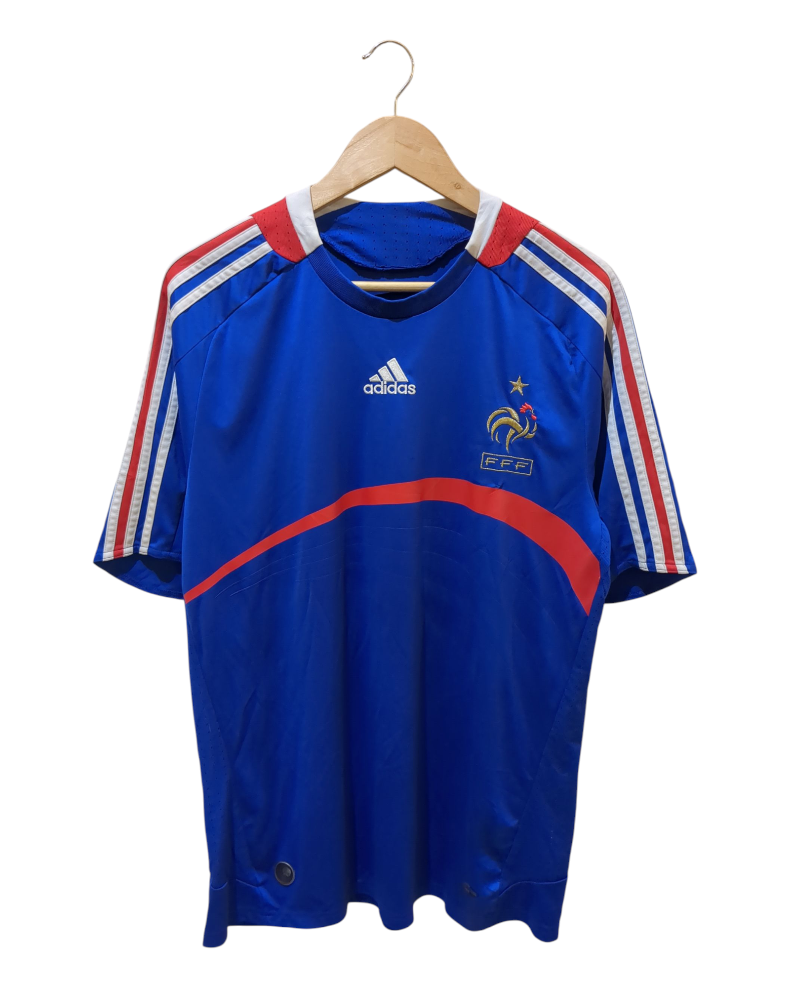 2007-08 France Adidas Home Shirt - (L)