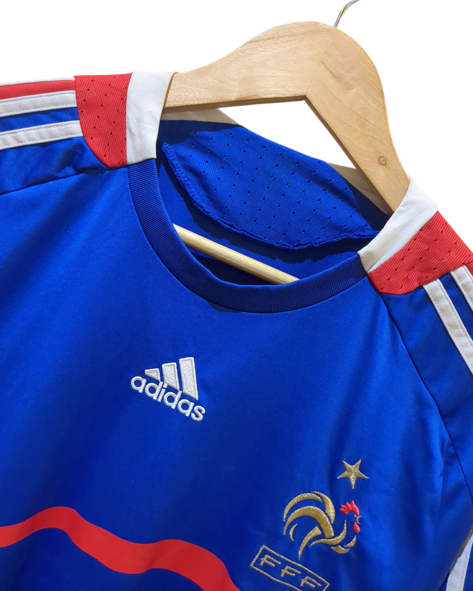 2007-08 France Adidas Home Shirt - (L)