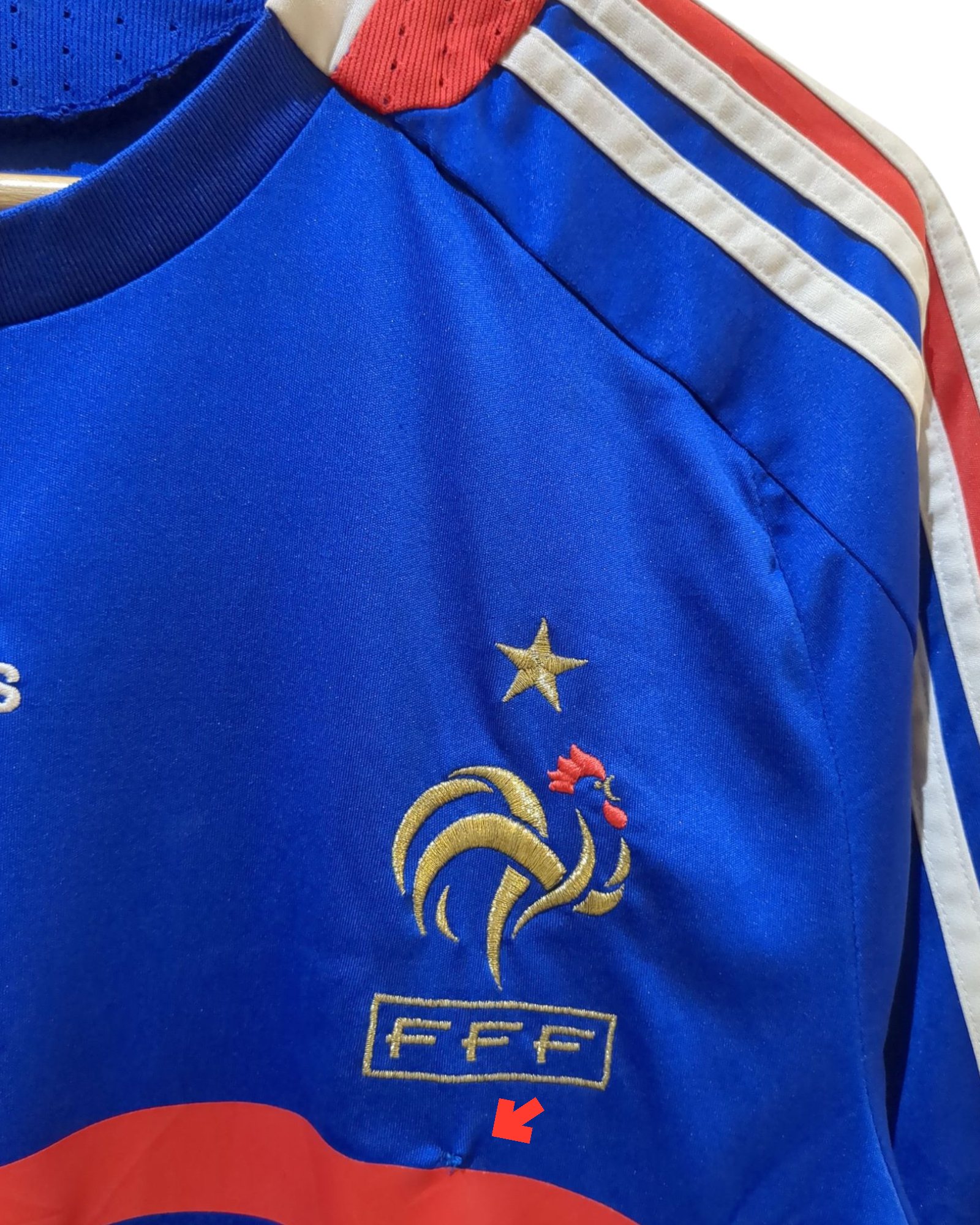 2007-08 France Adidas Home Shirt - (L)