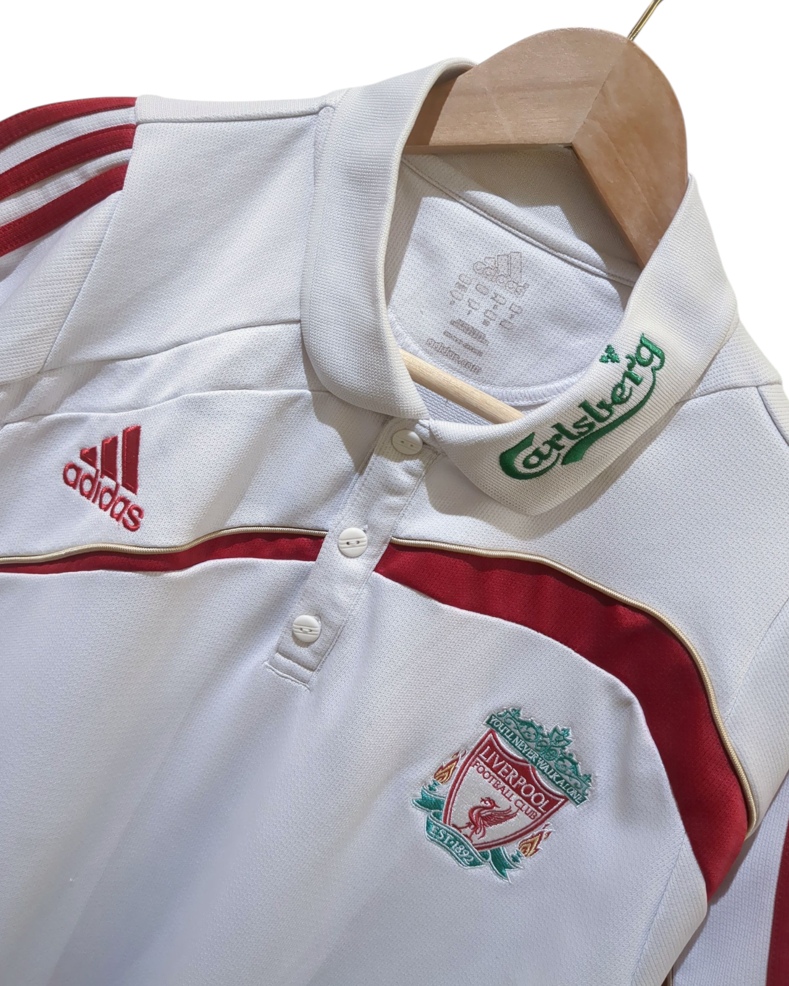 2009-10 Liverpool Adidas Polo Shirt - (M)