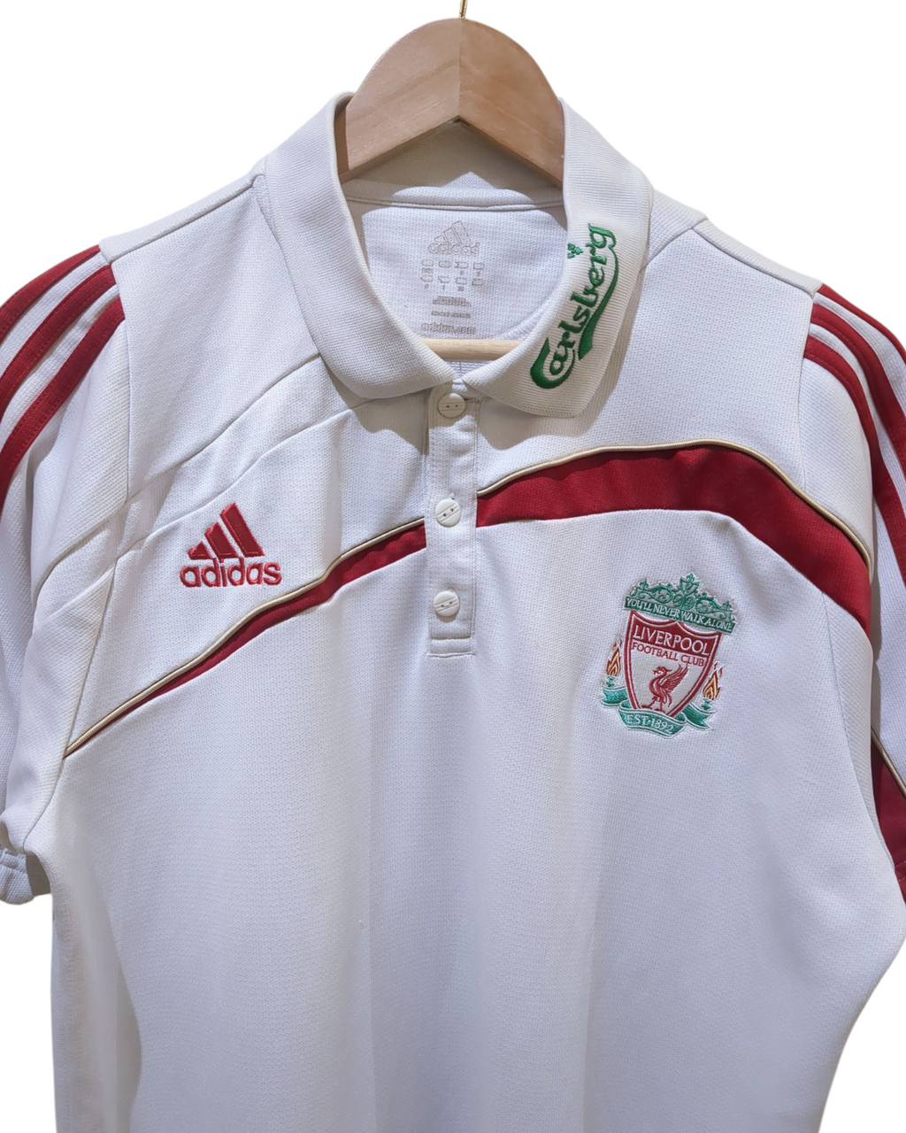2009-10 Liverpool Adidas Polo Shirt - (M)