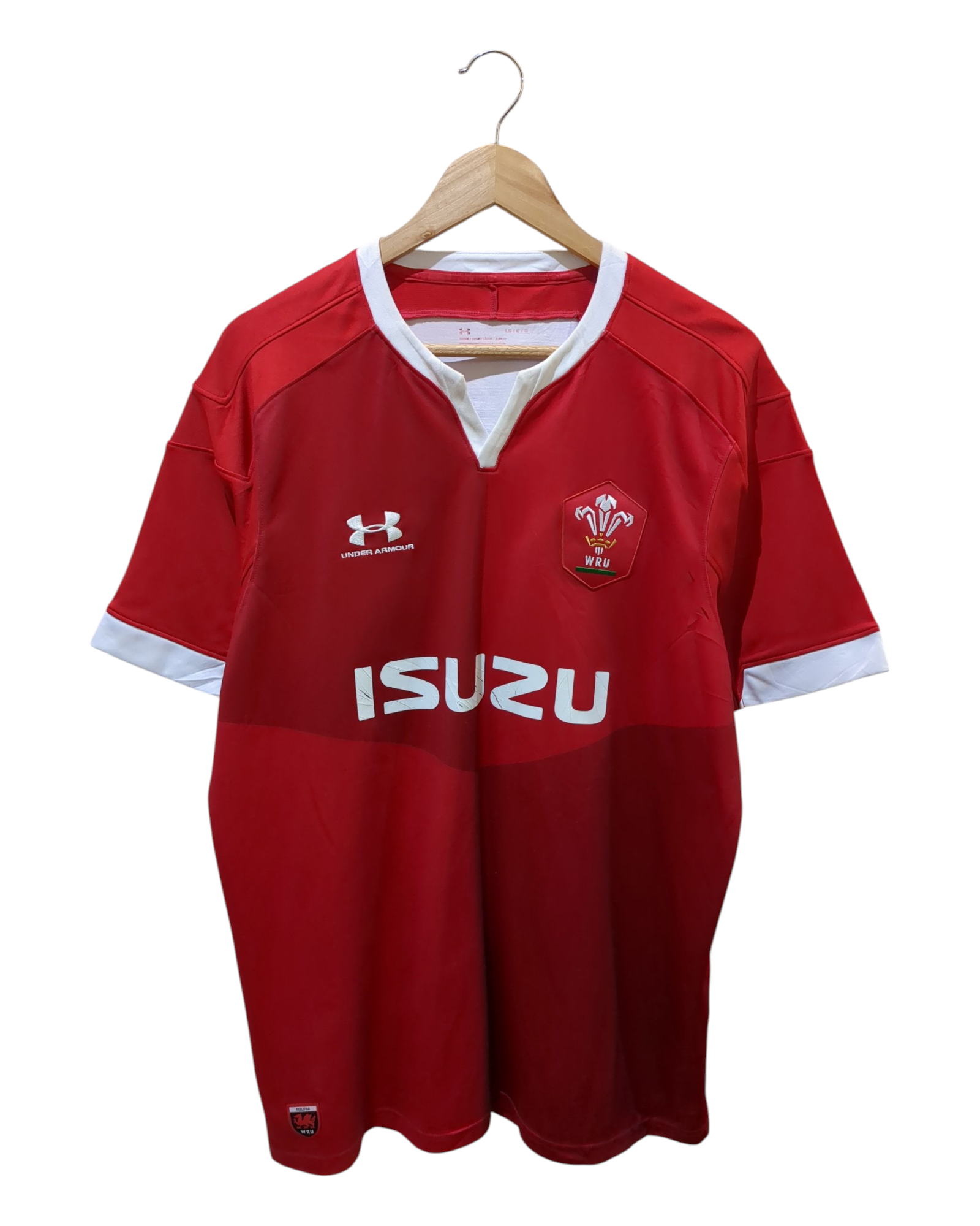2019-20  Wales Pro-Fit Rugby Under Armour Home Shirt - (L)