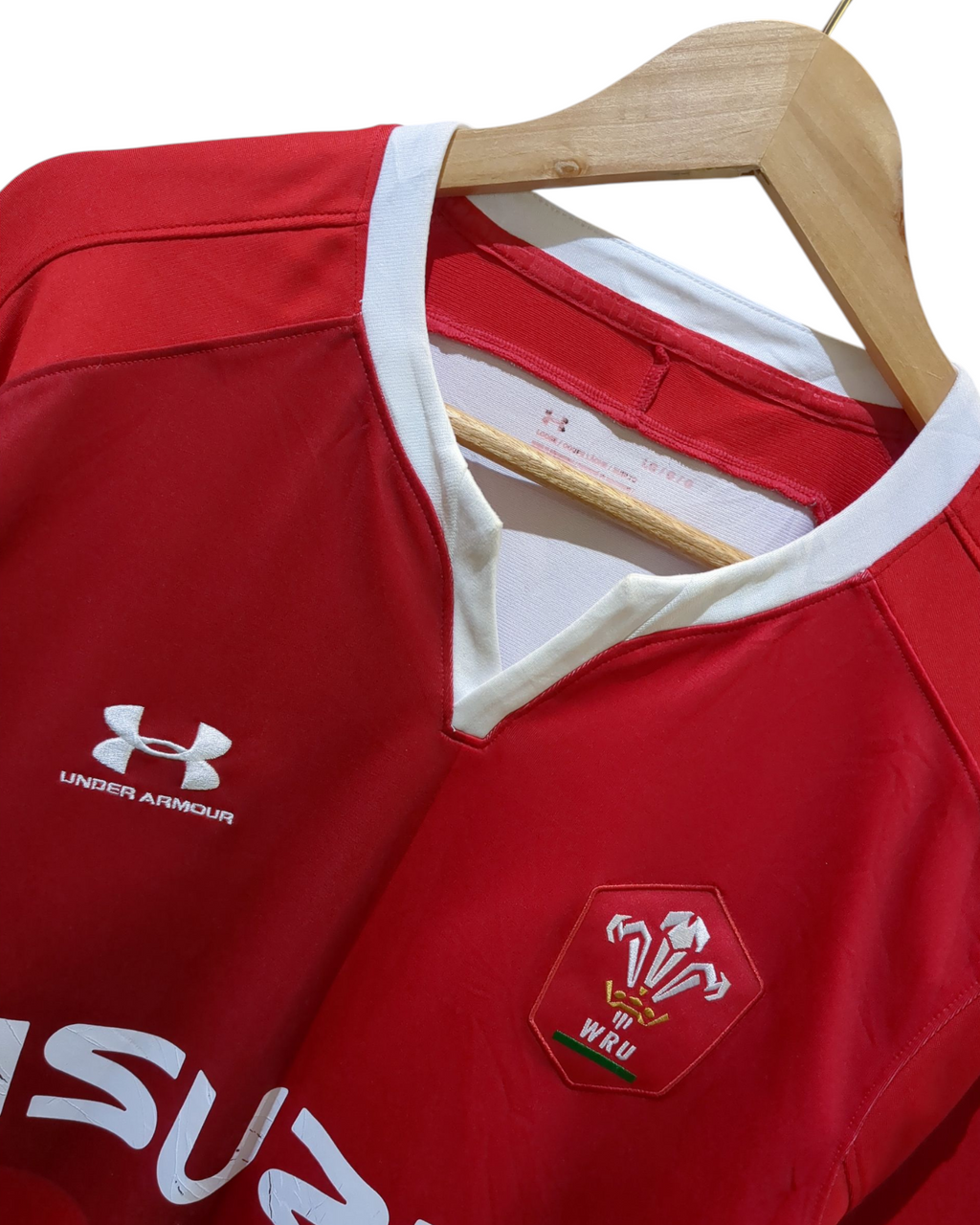 2019-20  Wales Pro-Fit Rugby Under Armour Home Shirt - (L)