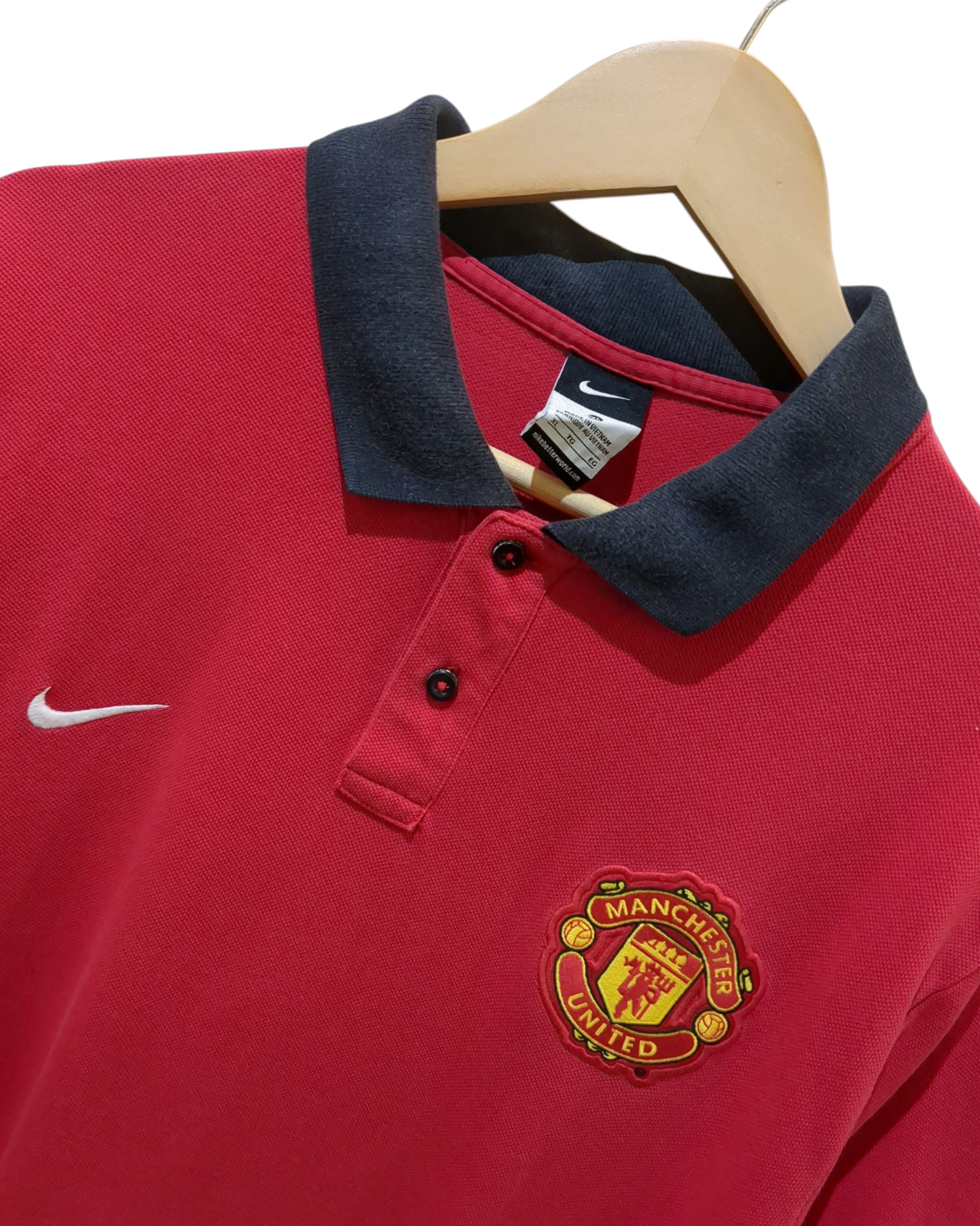 2013-14 Manchester United Nike Polo Shirt - (XL)