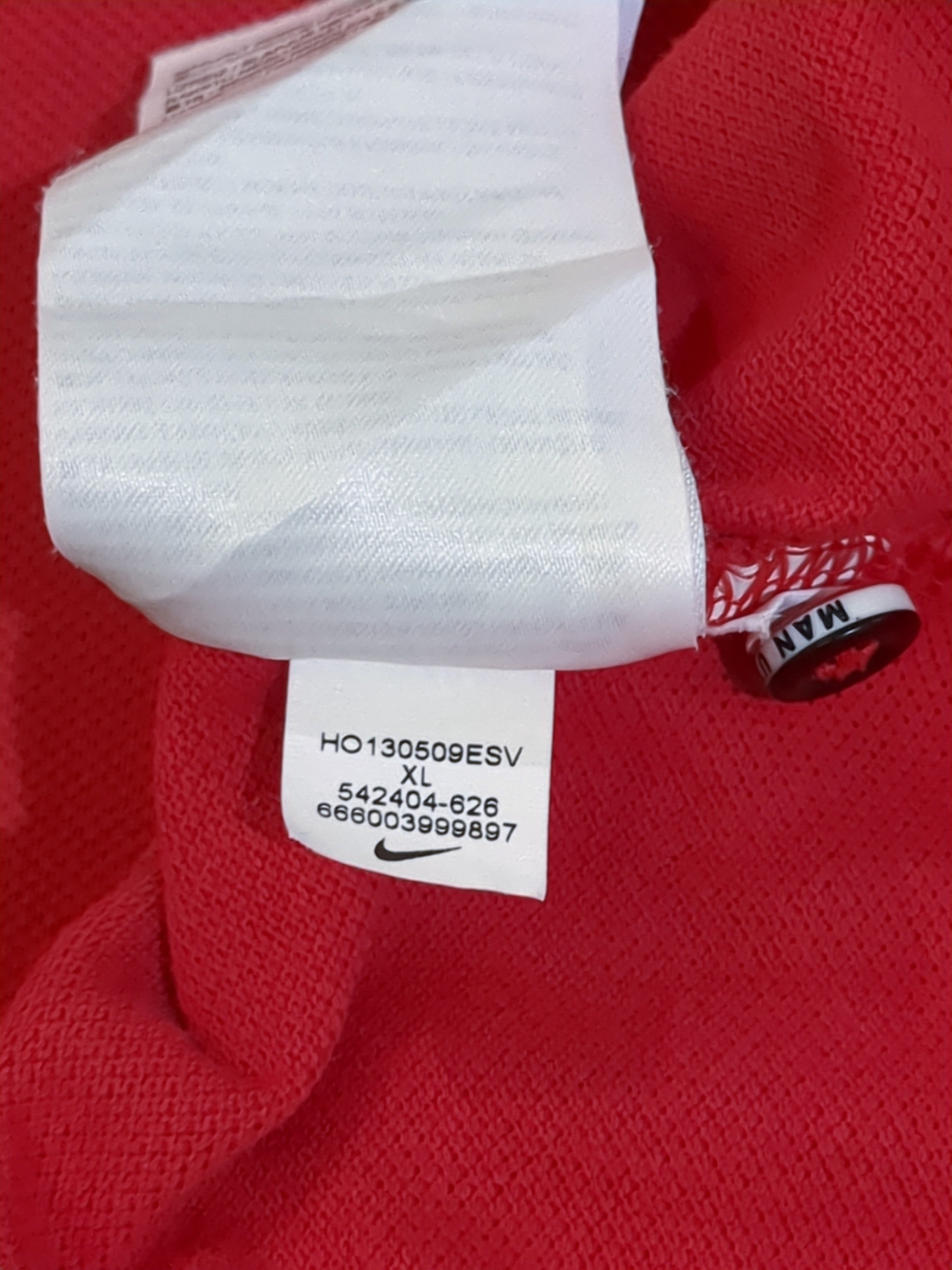 2013-14 Manchester United Nike Polo Shirt - (XL)