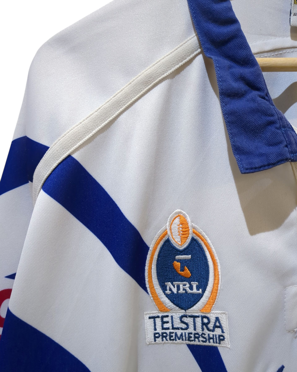 2004 Canterbury-Bankstown Bulldogs Rugby Nike Away Shirt - (XL)