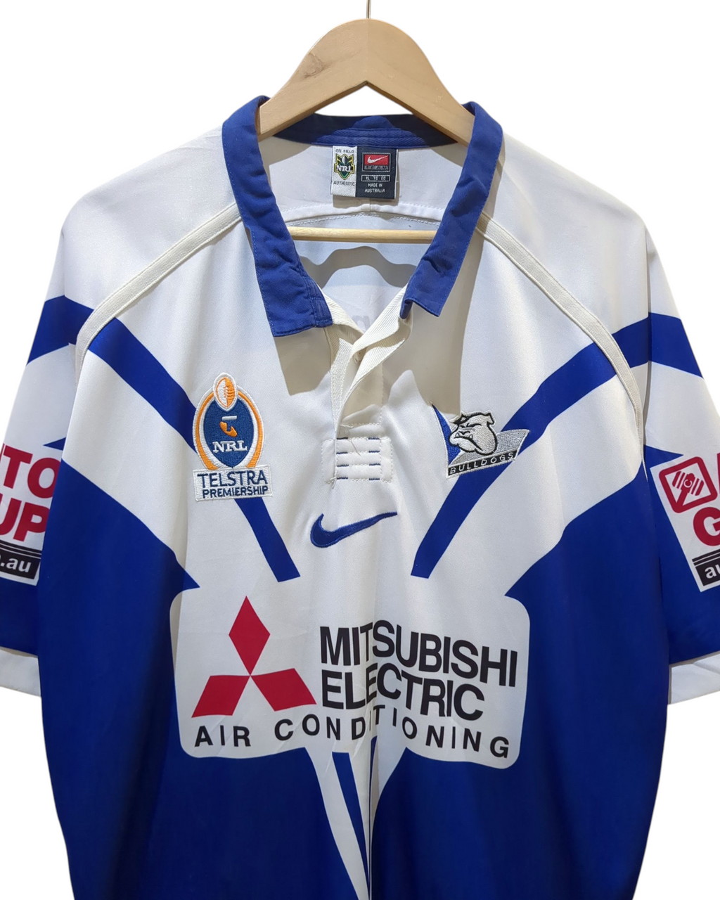 2004 Canterbury-Bankstown Bulldogs Rugby Nike Away Shirt - (XL)