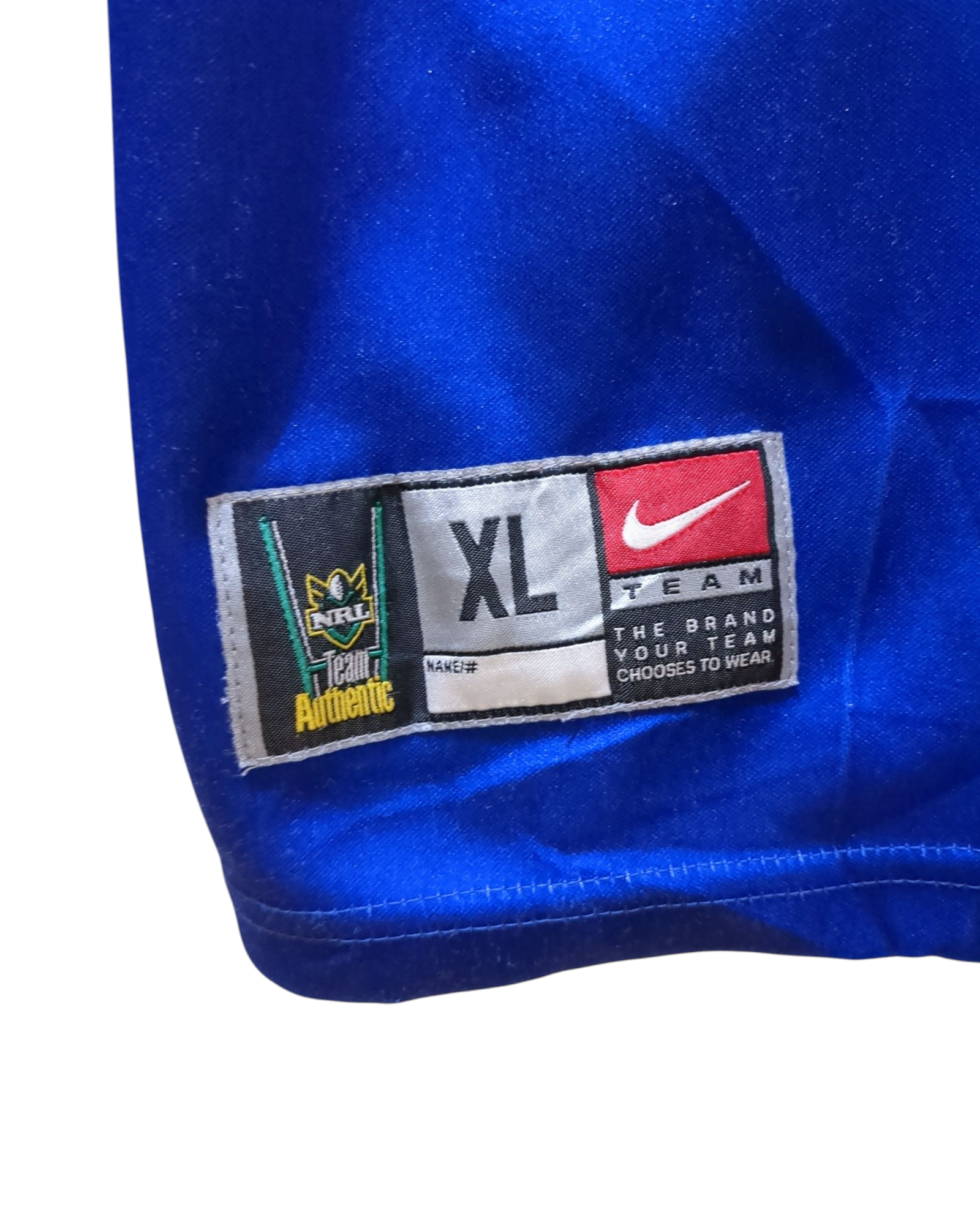 2004 Canterbury-Bankstown Bulldogs Rugby Nike Away Shirt - (XL)