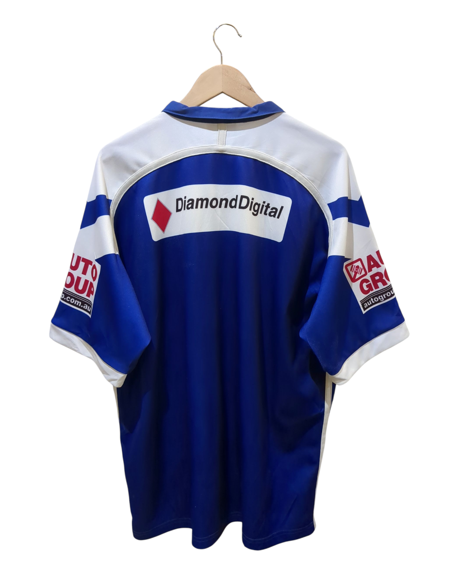 2004 Canterbury-Bankstown Bulldogs Rugby Nike Away Shirt - (XL)