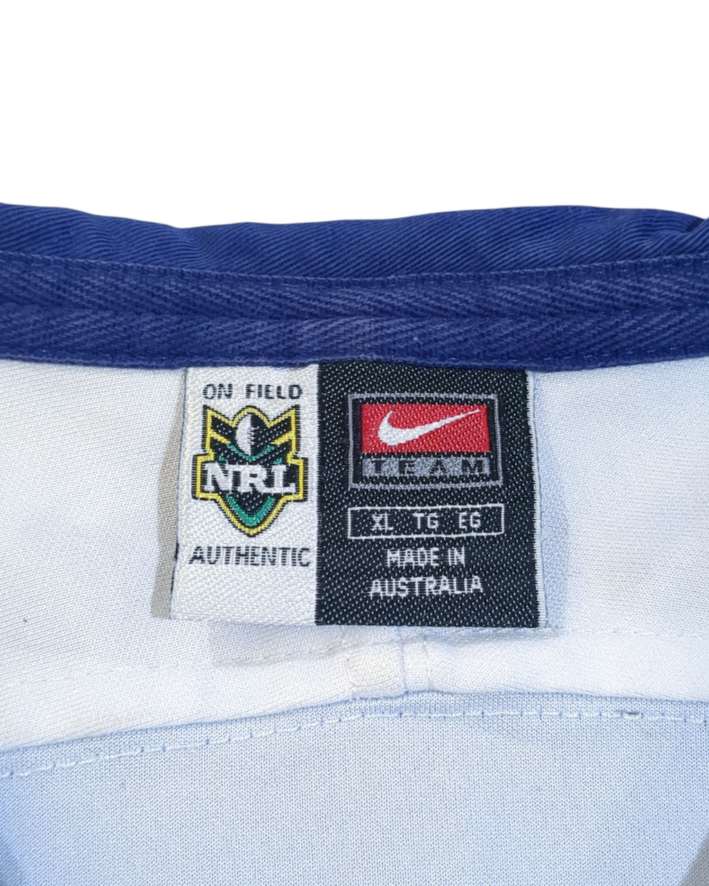 2004 Canterbury-Bankstown Bulldogs Rugby Nike Away Shirt - (XL)