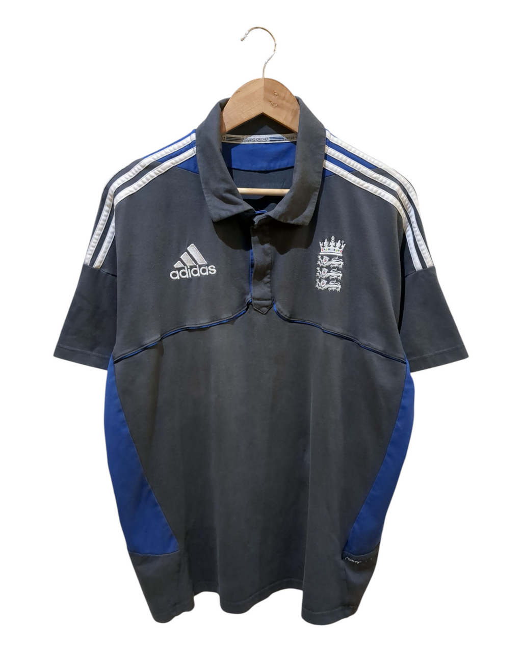 2011 England Cricket Adidas Polo Shirt - (L)