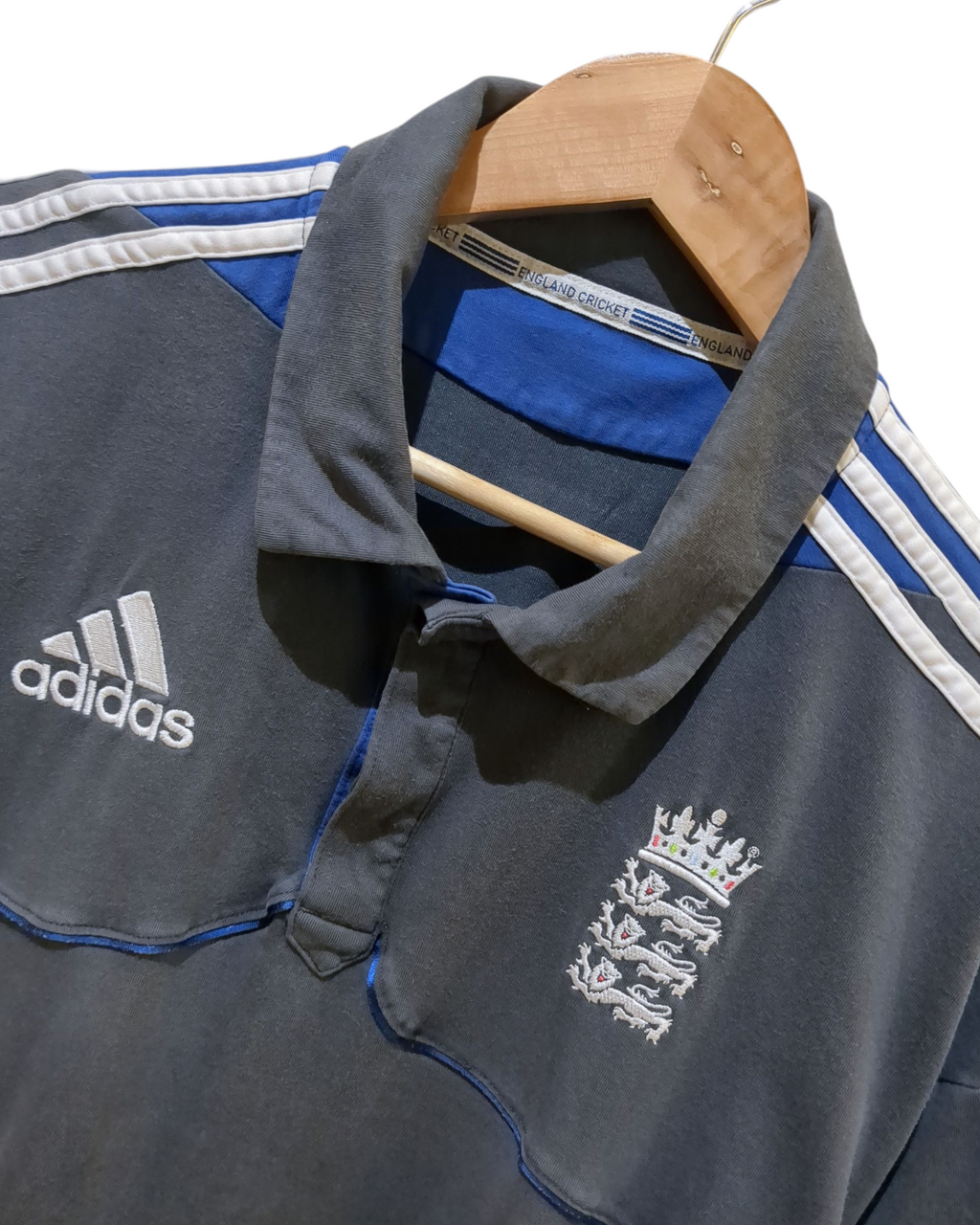 2011 England Cricket Adidas Polo Shirt - (L)